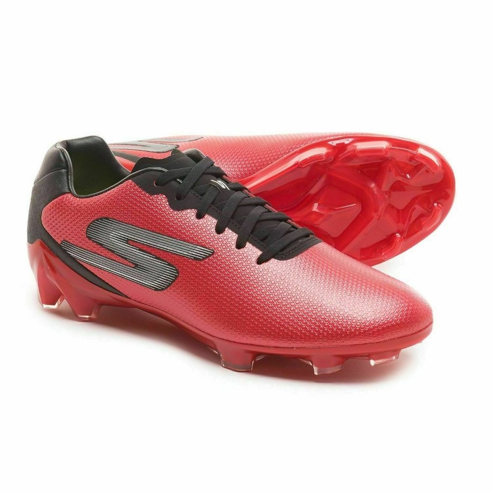 NWT NEW Skechers Men's Go Galaxy FG Soccer Cleats Red Color Men's Size 12